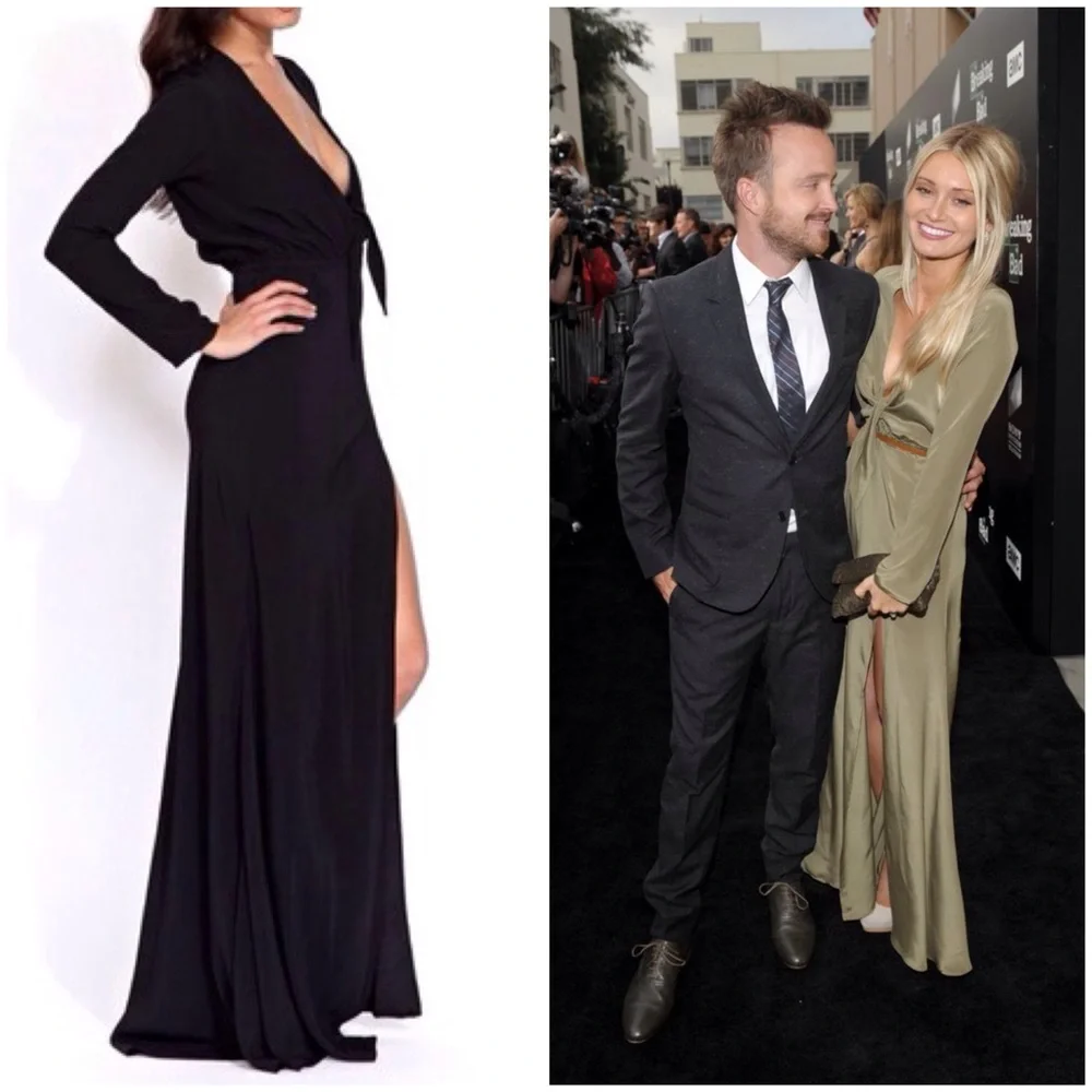 STONE COLD FOX FORMAL DESIRE GOWN LOVERS FRIENDS WEDDING BLACK TIE HOMECOMING - Picture 2 of 4